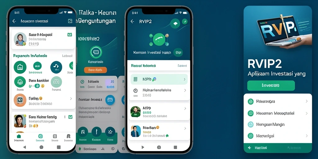 Tampilan utama RVIP2 dengan antarmuka Investasi yang ramah pengguna.