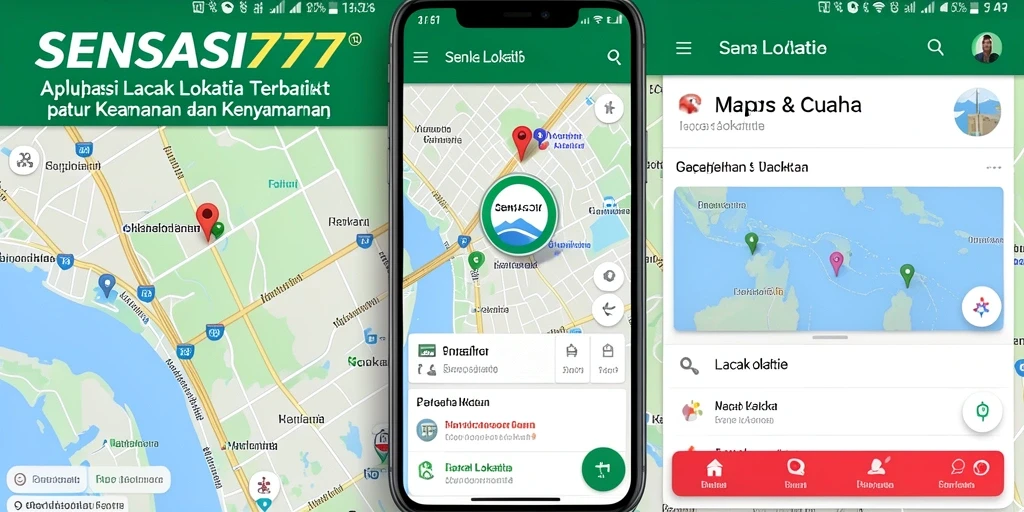 Antarmuka SENSASI777 yang intuitif untuk pelacakan lokasi.